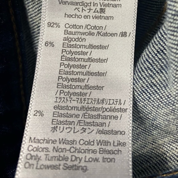 Madewell 10” High Rise Skinny Medium Wash Jeans Size 28 #0609 - Picture 9 of 12